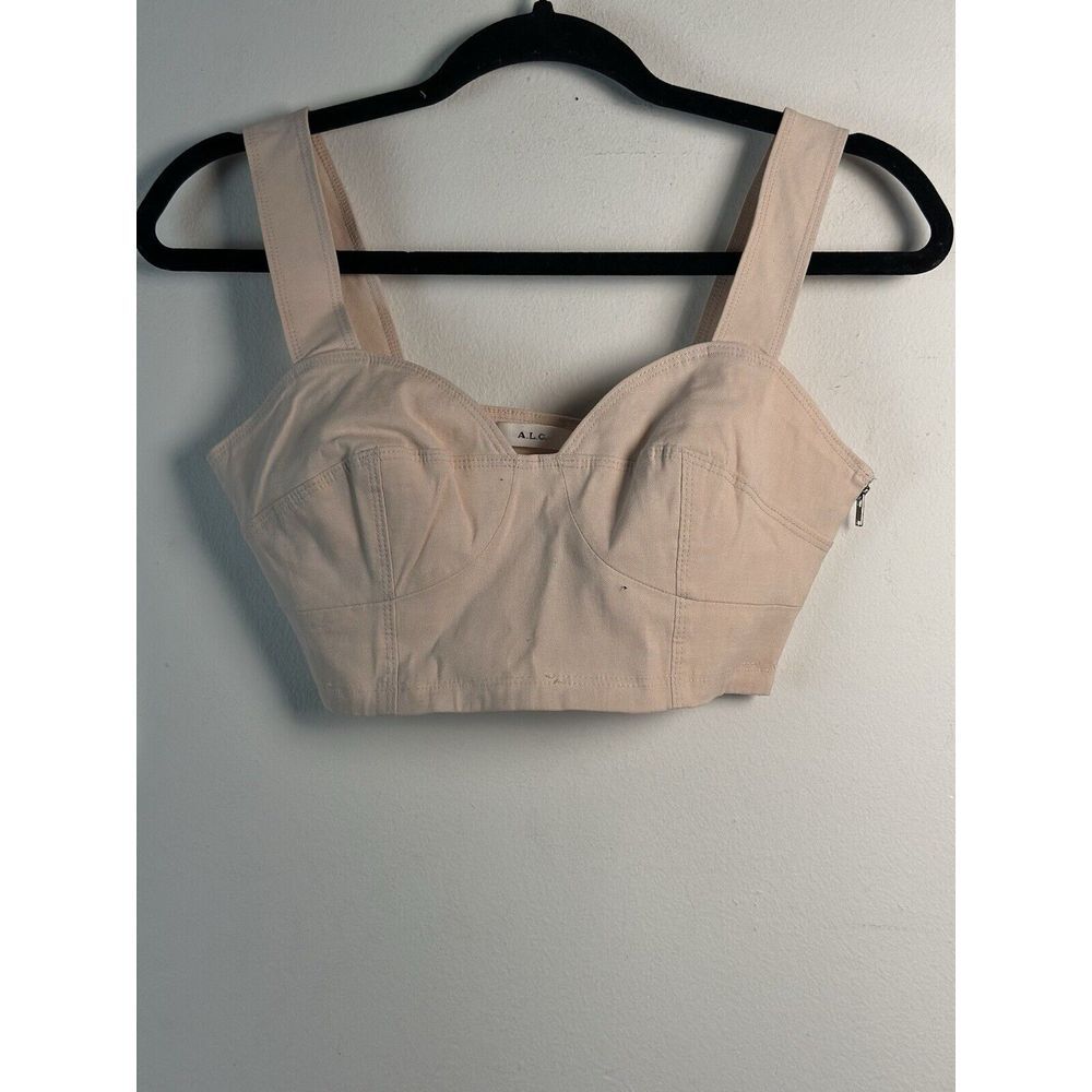 A.L.C Alessandra Cropped Top Size 2 Peach